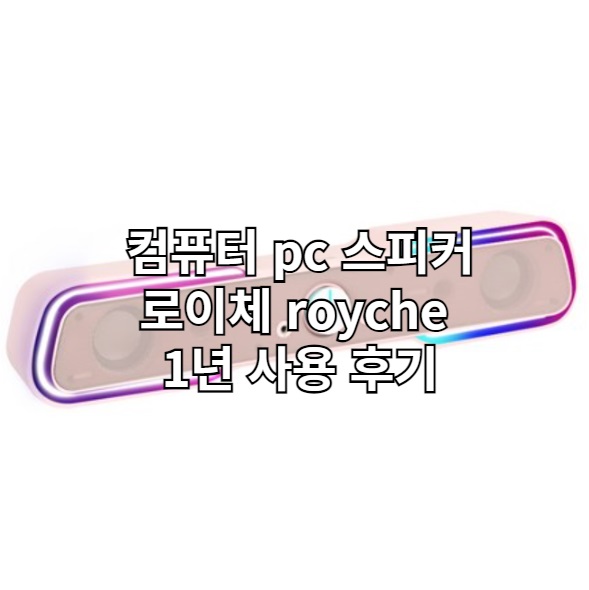 컴퓨터 pc 스피커 로이체 royche 1년 사용 후기