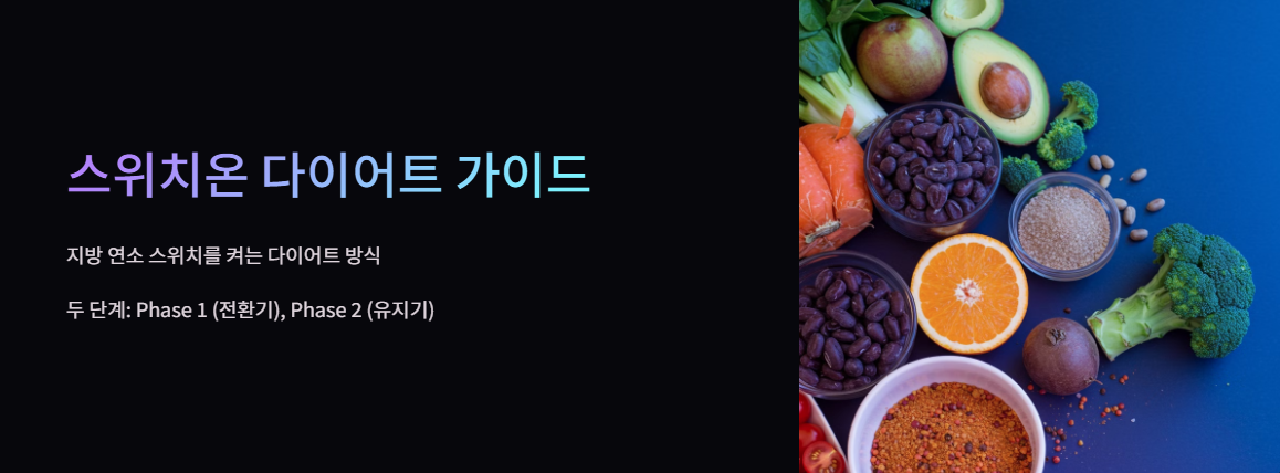 스위치온 다이어트란?