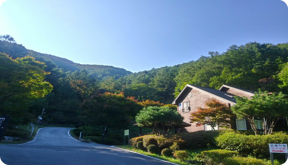 <백운산자연휴양림 (원주)>
