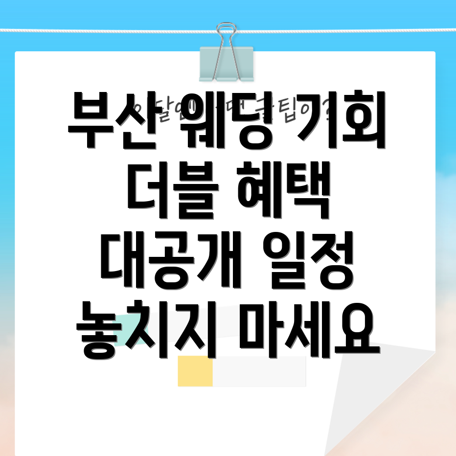 더블혜택웨딩박람회