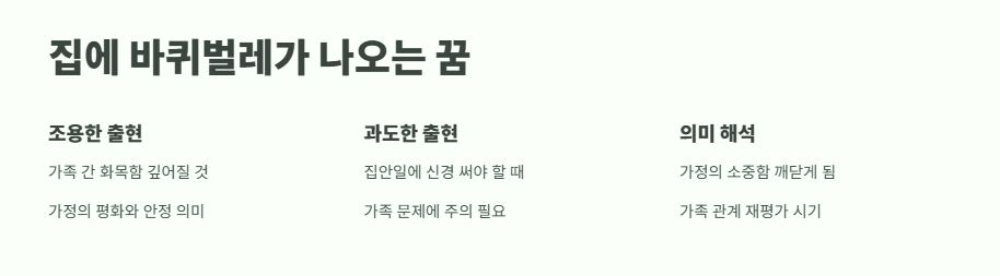 바퀴벌레 꿈해몽 상황별 해석 14