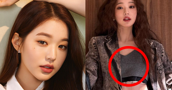  요즘 유행하는 '로우라이즈' 입고 십일자 복근 뽐내는 장원영