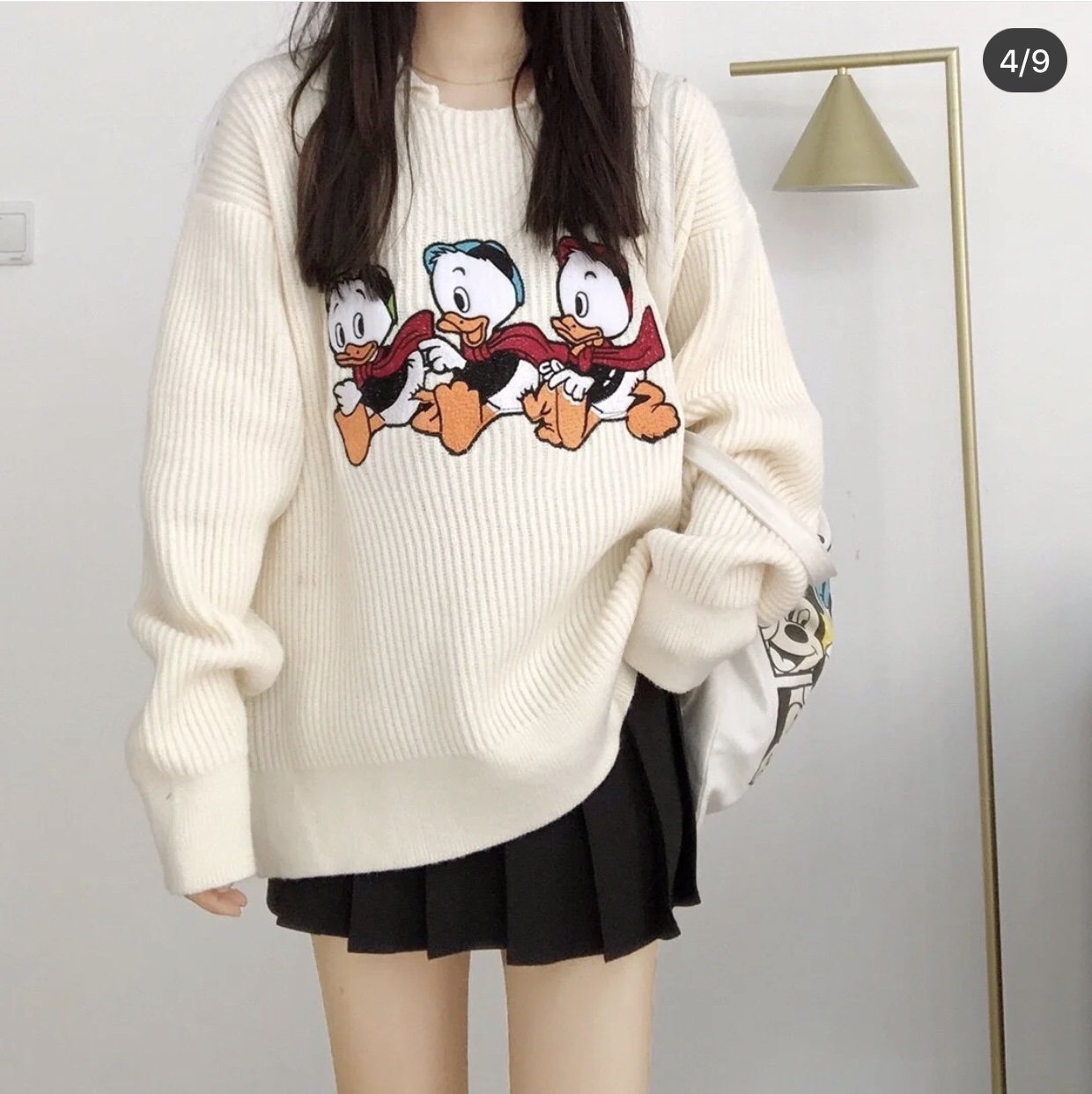  [GUCCI x DISNEY] 구찌 X 디즈니 도널드 덕 코튼 울 니트 스웨터 650076 XKBRQ 9791 (2 COLOR)