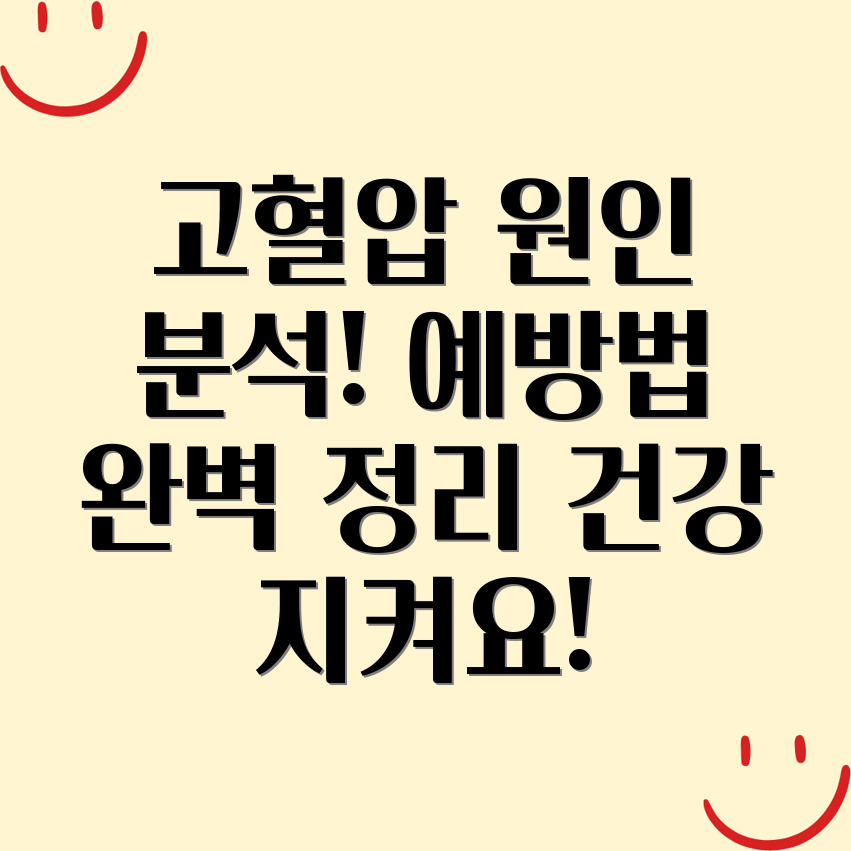 고혈압 유발 요인