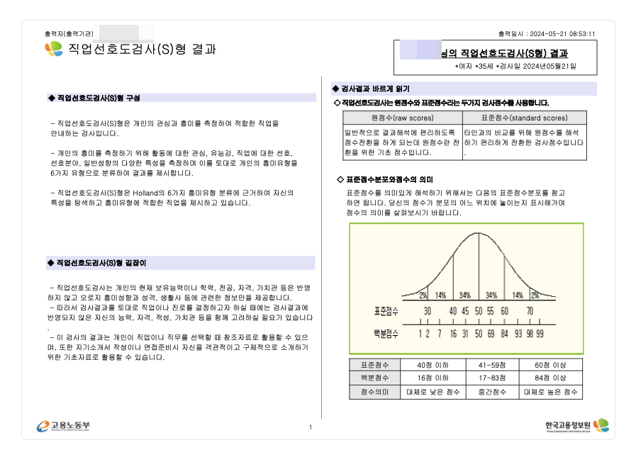 워크넷_직업심리검사_PDF