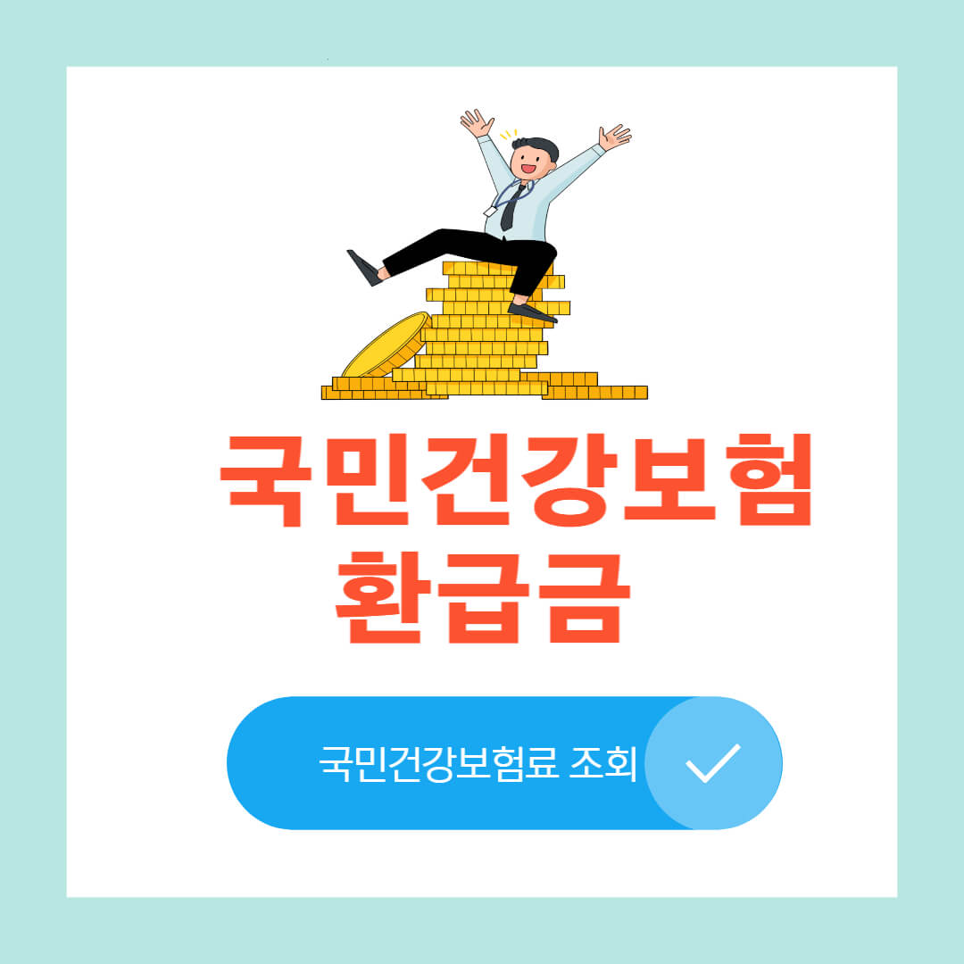 국민건강보험 환급금 조회