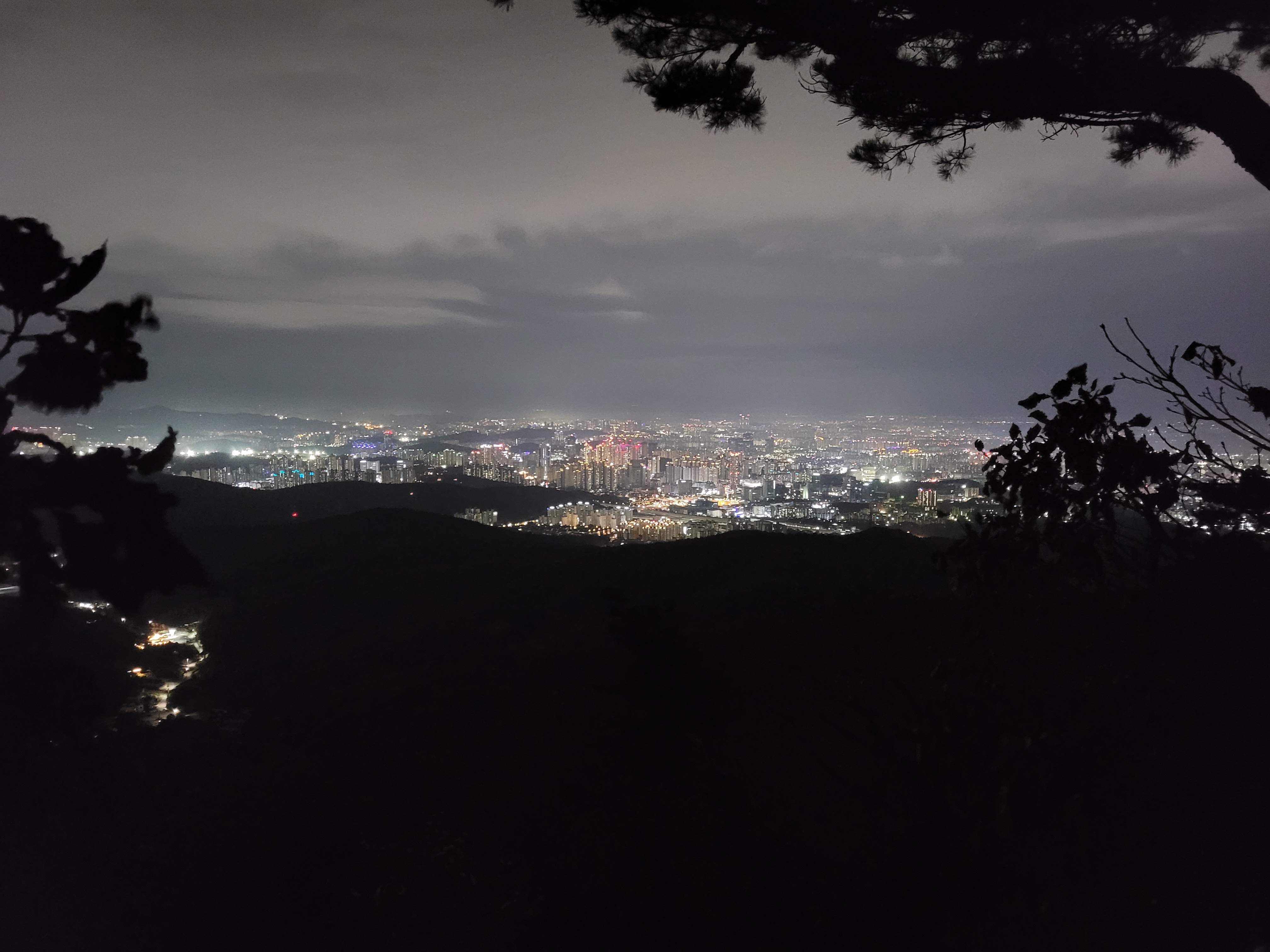  수원 광교산 형제봉 야등 후기
