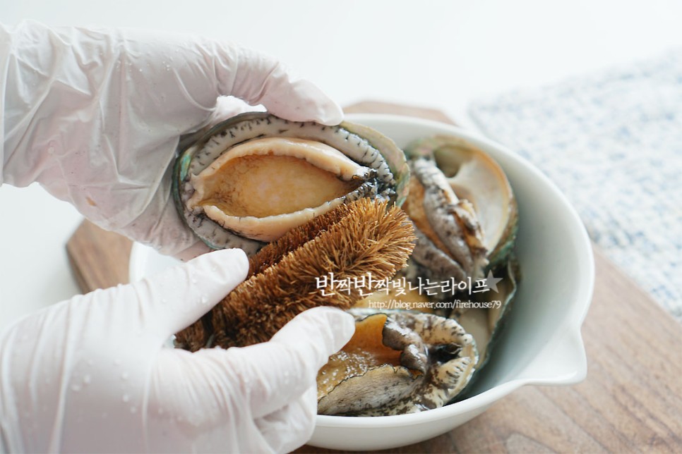찌는 시간 맛있는 전복요리 전복찜 전복 손질하는법 & 10