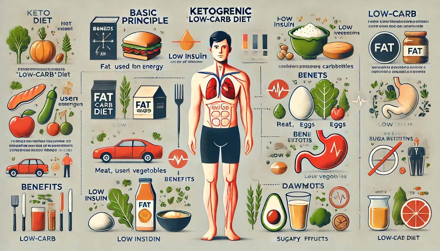 저탄수화물(케토제닉) 식단의 개요와 원리