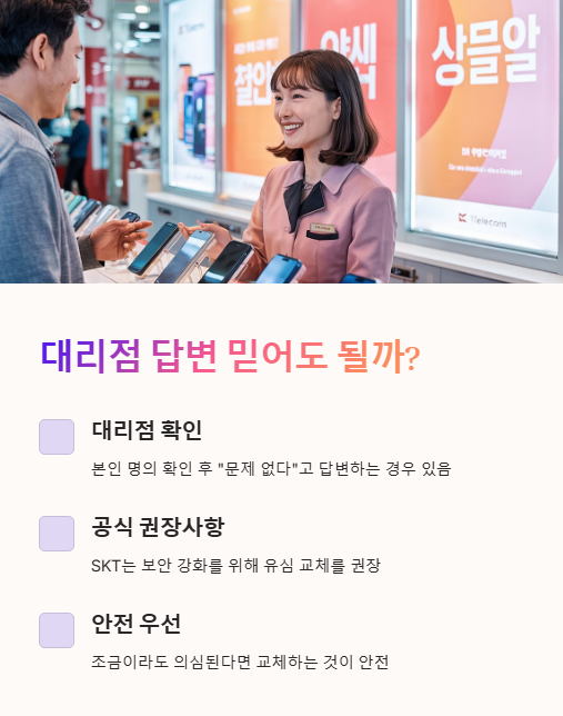 대리점 답변 믿어도 될까?