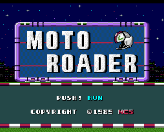  モトローダー (PC 엔진 - PCE - PC-Engine - PCエンジン) 롬파일 다운로드
