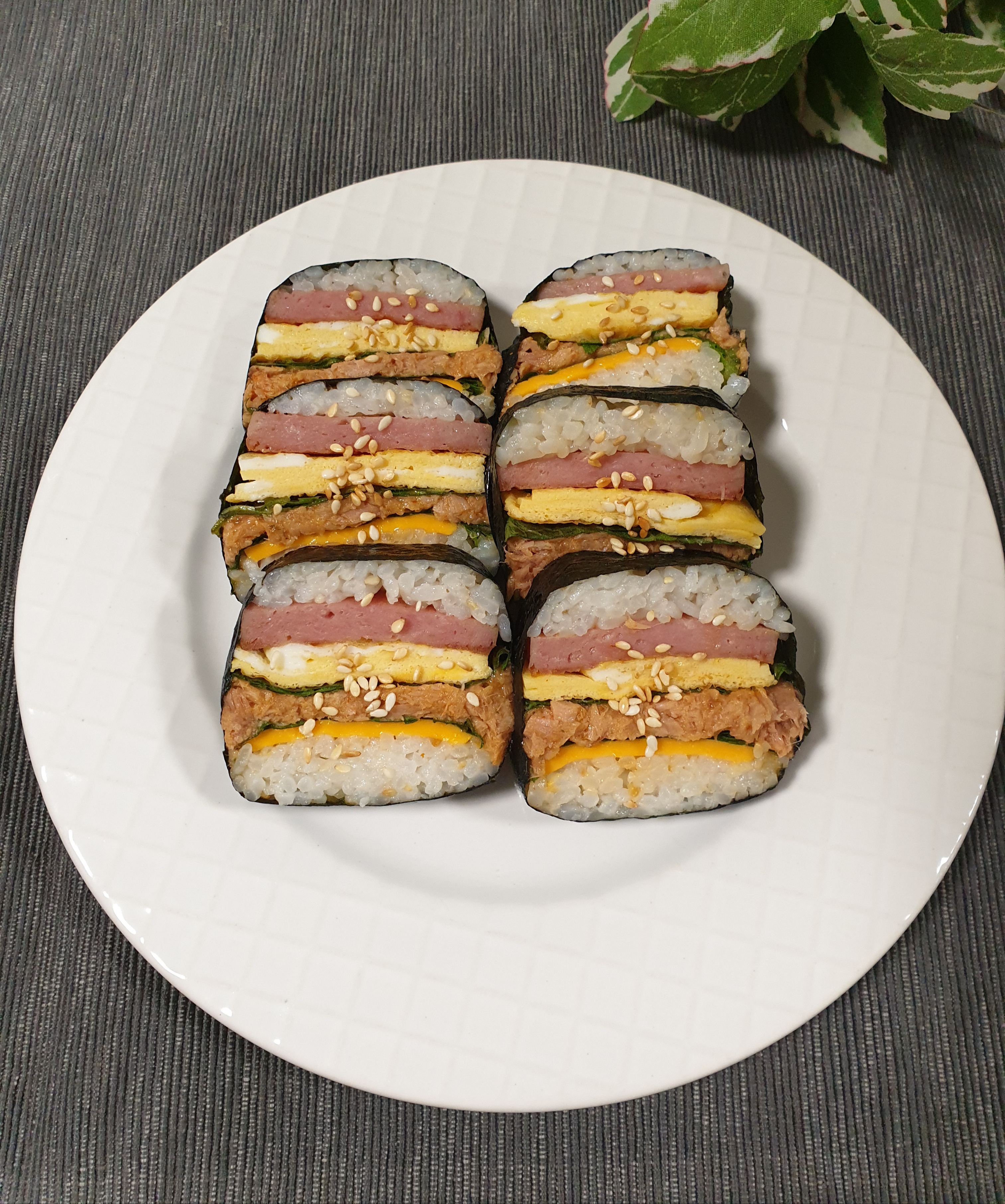  하와이안 무스비, 스팸 무스비, 네모 김밥 만들기