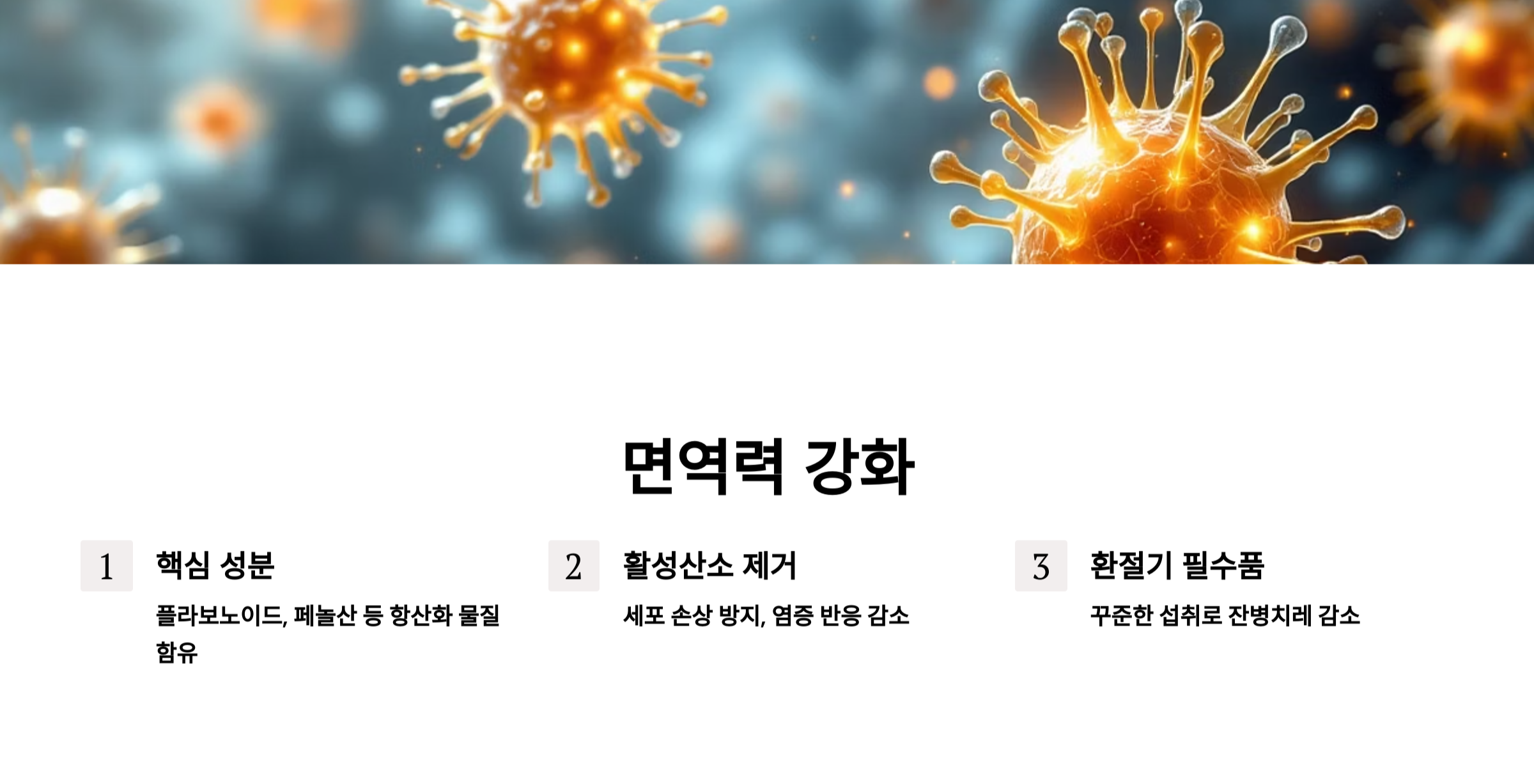 1. 면역력 끌어올리기
