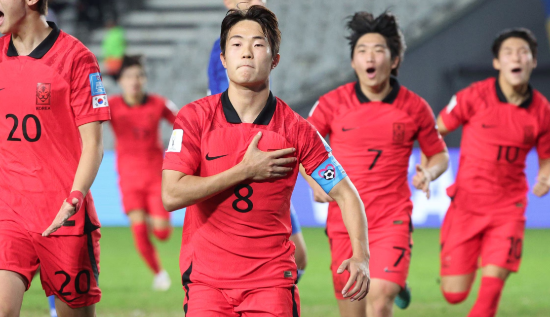 한국 - 이탈리아전 우리나라 이승원의 동점골