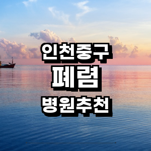 인천 중구 폐렴