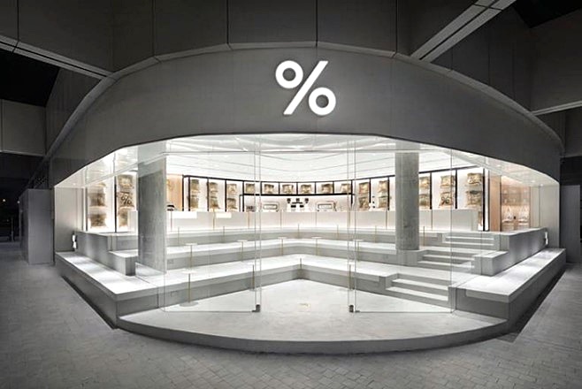  이슬람의 관습을 공간에 녹여낸 카페 디자인, 넨도(NENDO)의 % Arabica Kuwait Abu Al Hasaniya