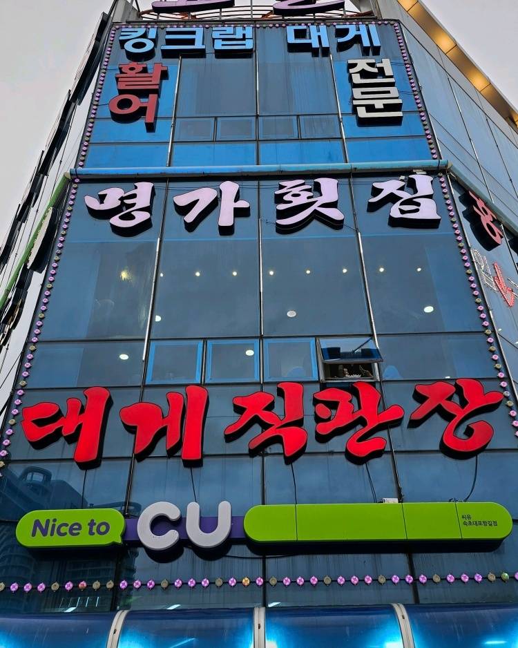 속초 대포항 대게 맛집 대포항 명가횟집