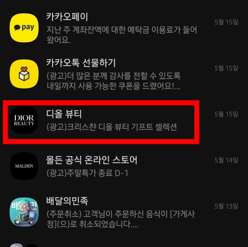 디올 뷰티 채팅방