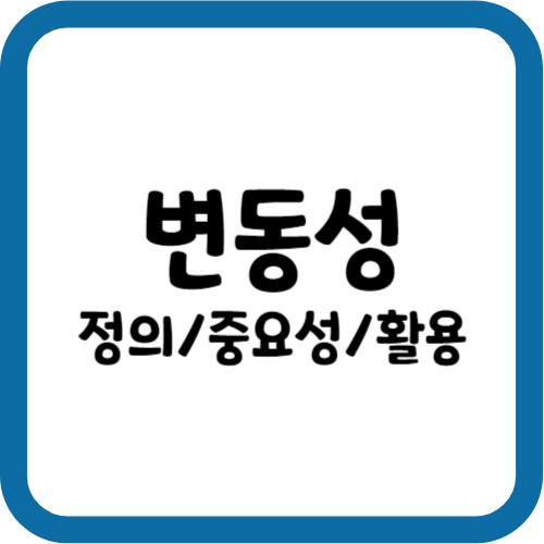 변동성의 정의