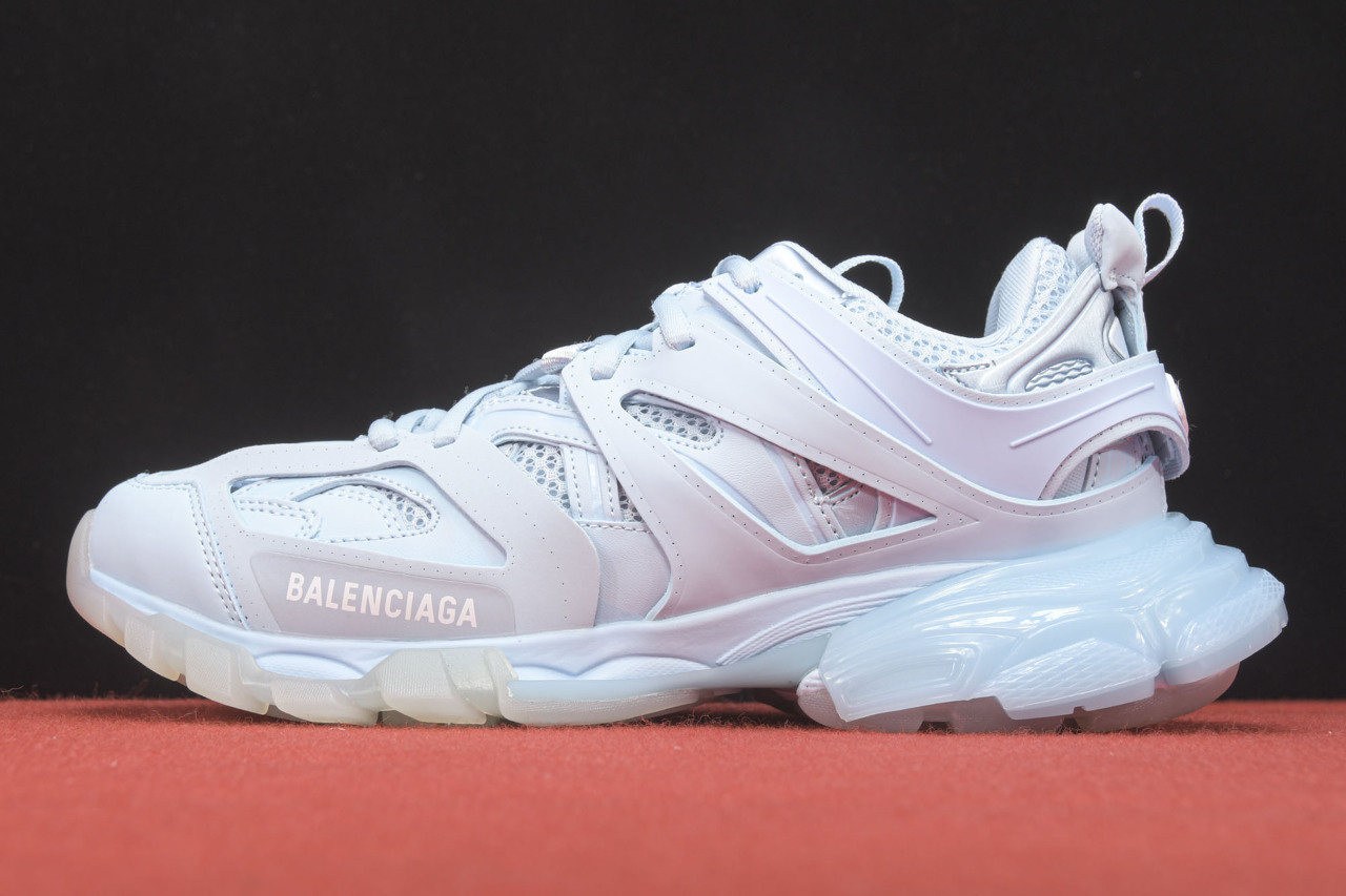 [BALENCIAGA] GT 발렌시아가 트랙 클리어솔 스니커즈 블루 647742 W3BM2 4200