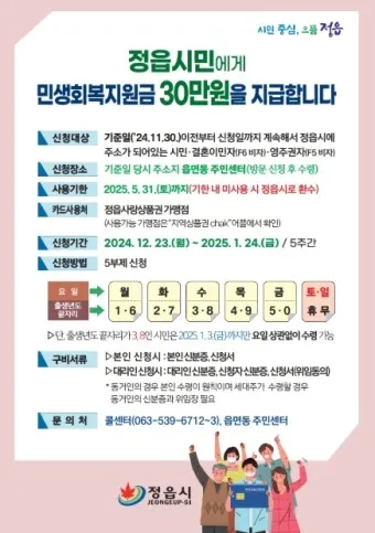 민생회복지원금 신청 25만원 받는방법_25