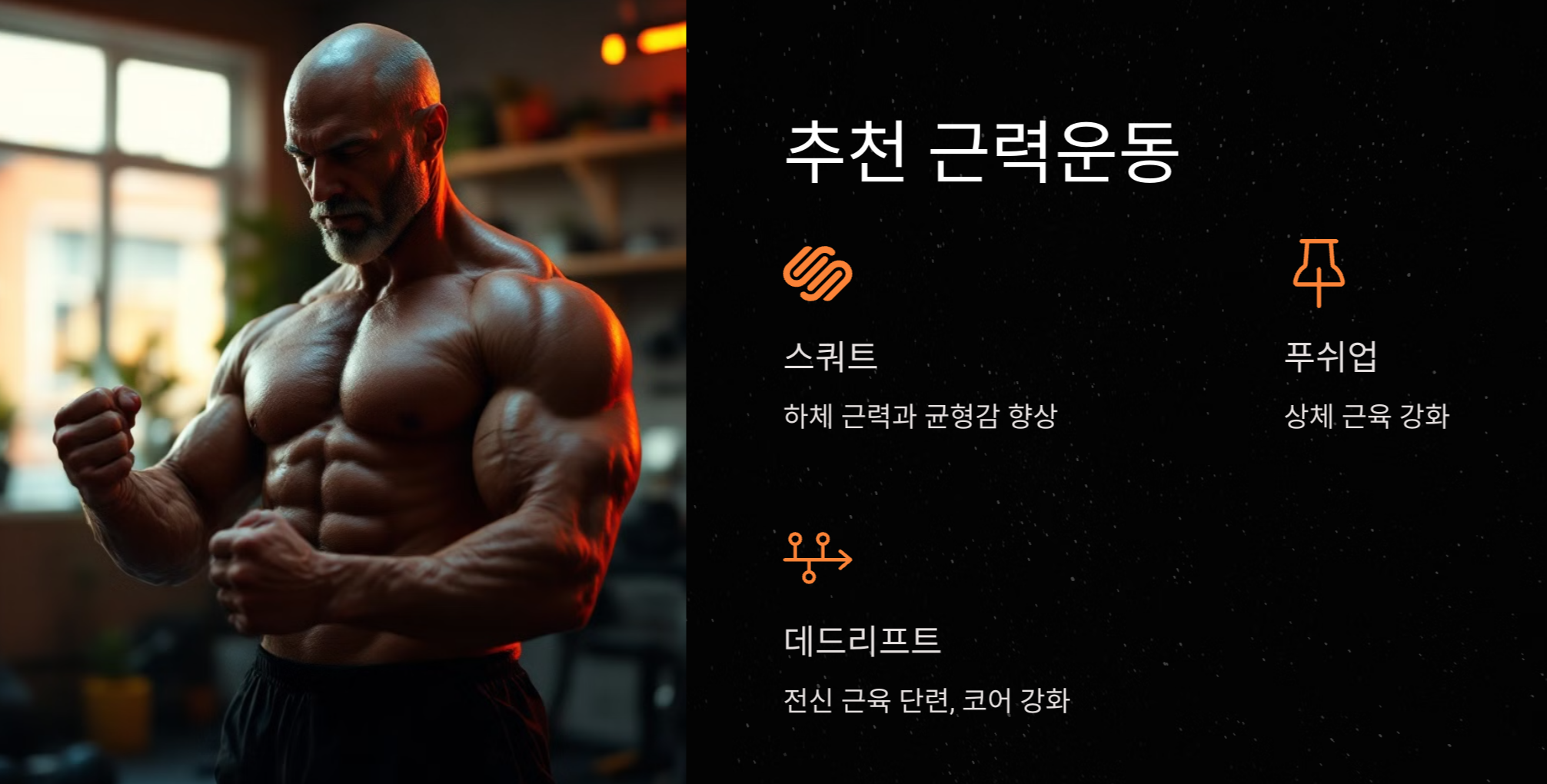50대부터 시작해도 늦지 않다! 중년 남성을 위한 근력운동