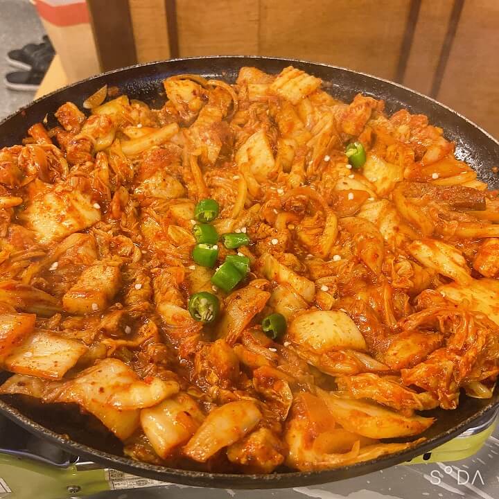 정통집-돼지김치구이