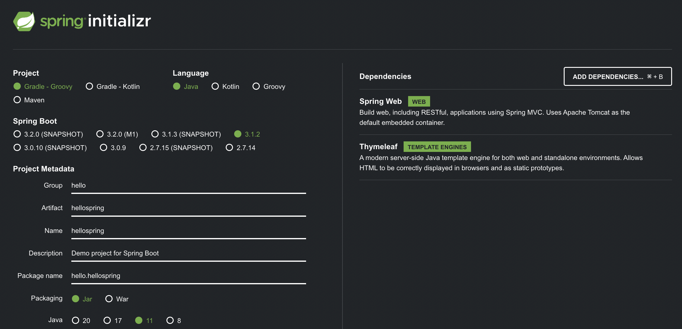 [스프링 입문기 1] 프로젝트 환경설정/첫 프로젝트 실행해보기 코드캔버스