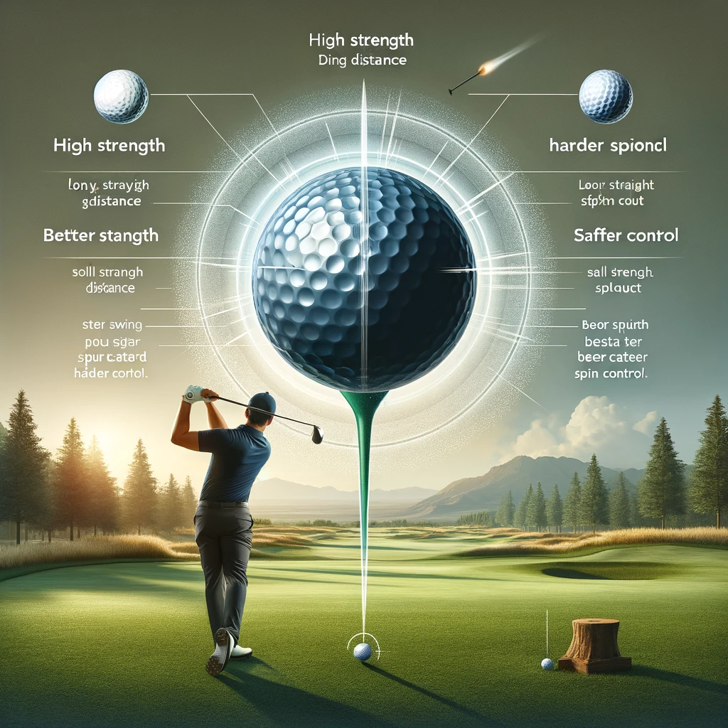 골프 볼 선택 가이드: 다양한 유형과 특성을 고려하여 최적의 골프 볼 찾기 - 골프 볼의 특성&#44; 볼의 강도&#44; 스핀 특성