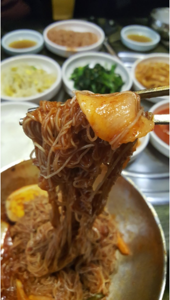 냉면 김치비빔