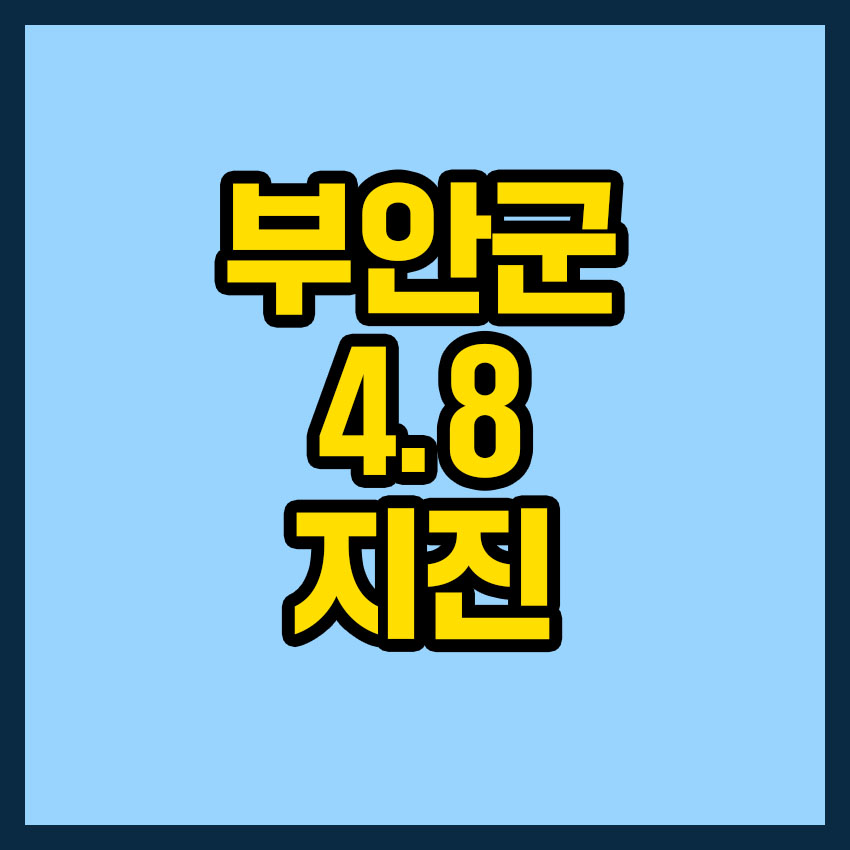 부안 지진