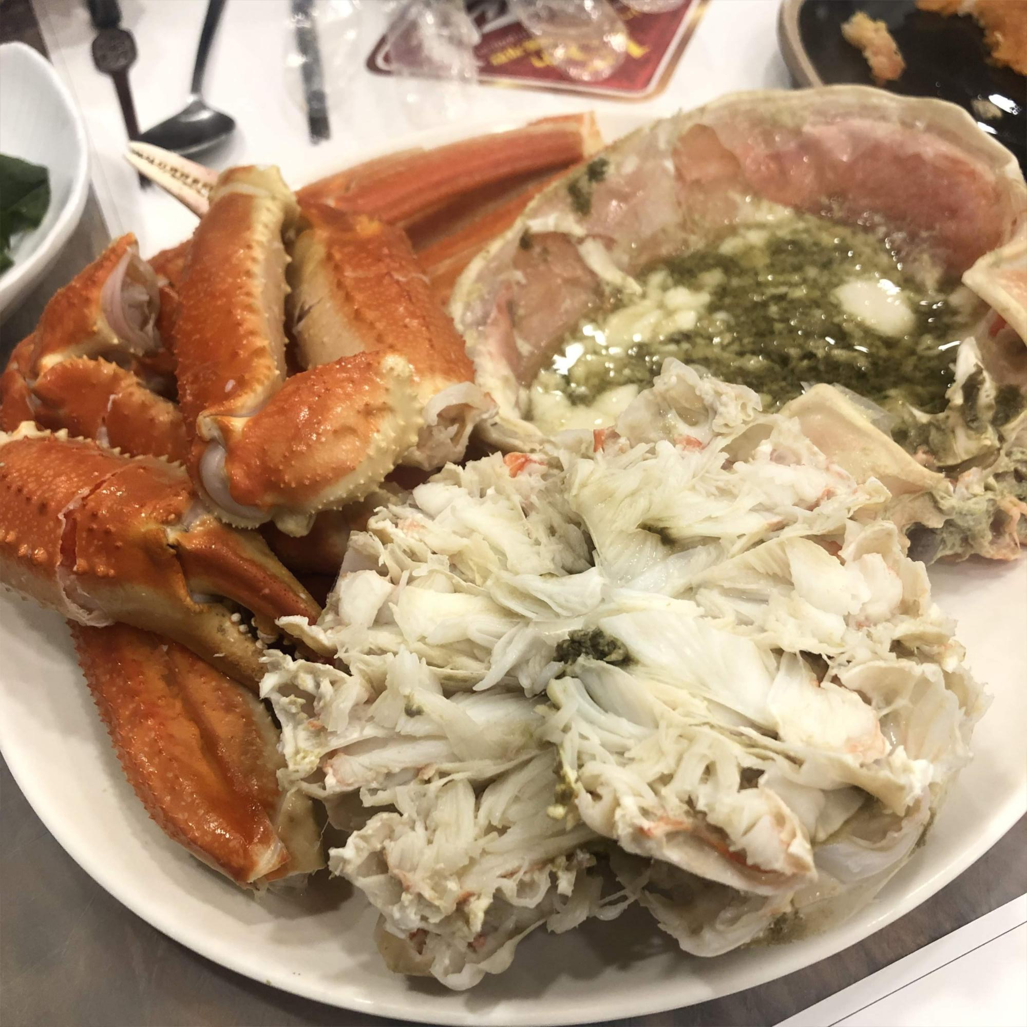  대게 킹크랩 홍게 무한리필 : 수원 게판