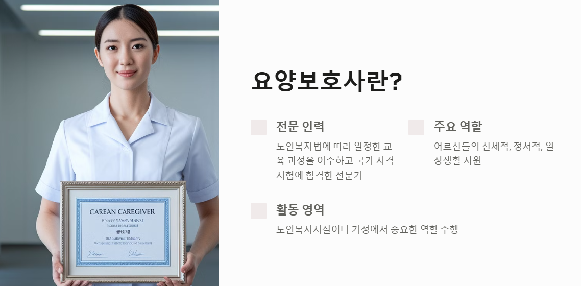 요양 보호사 정의