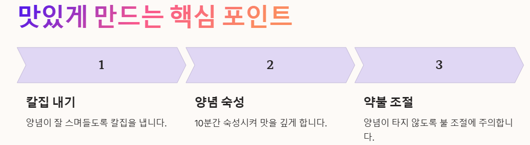 돼지목살덮밥 맛있게 만드는 핵심 포인트