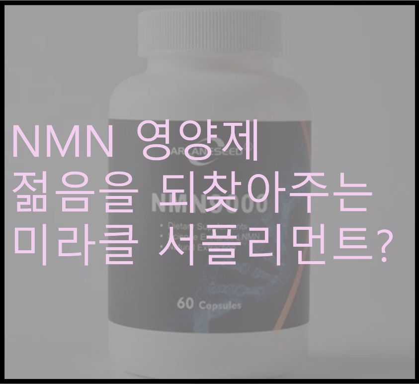  NMN 영양제: 젊음을 되찾아주는 미라클 서플리먼트?