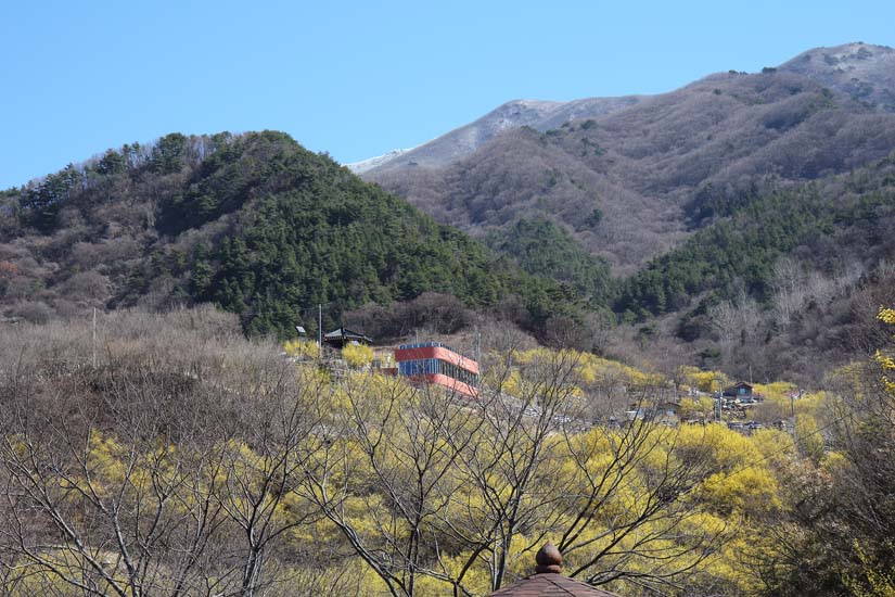 하위마을에서본 지리산