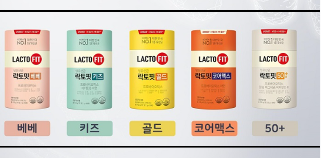  락토핏 나이별 제품 비교
