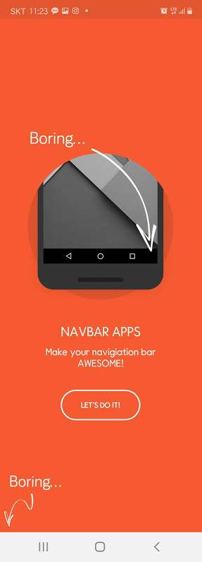 내비게이션바 꾸미는 앱 Navbar Apps