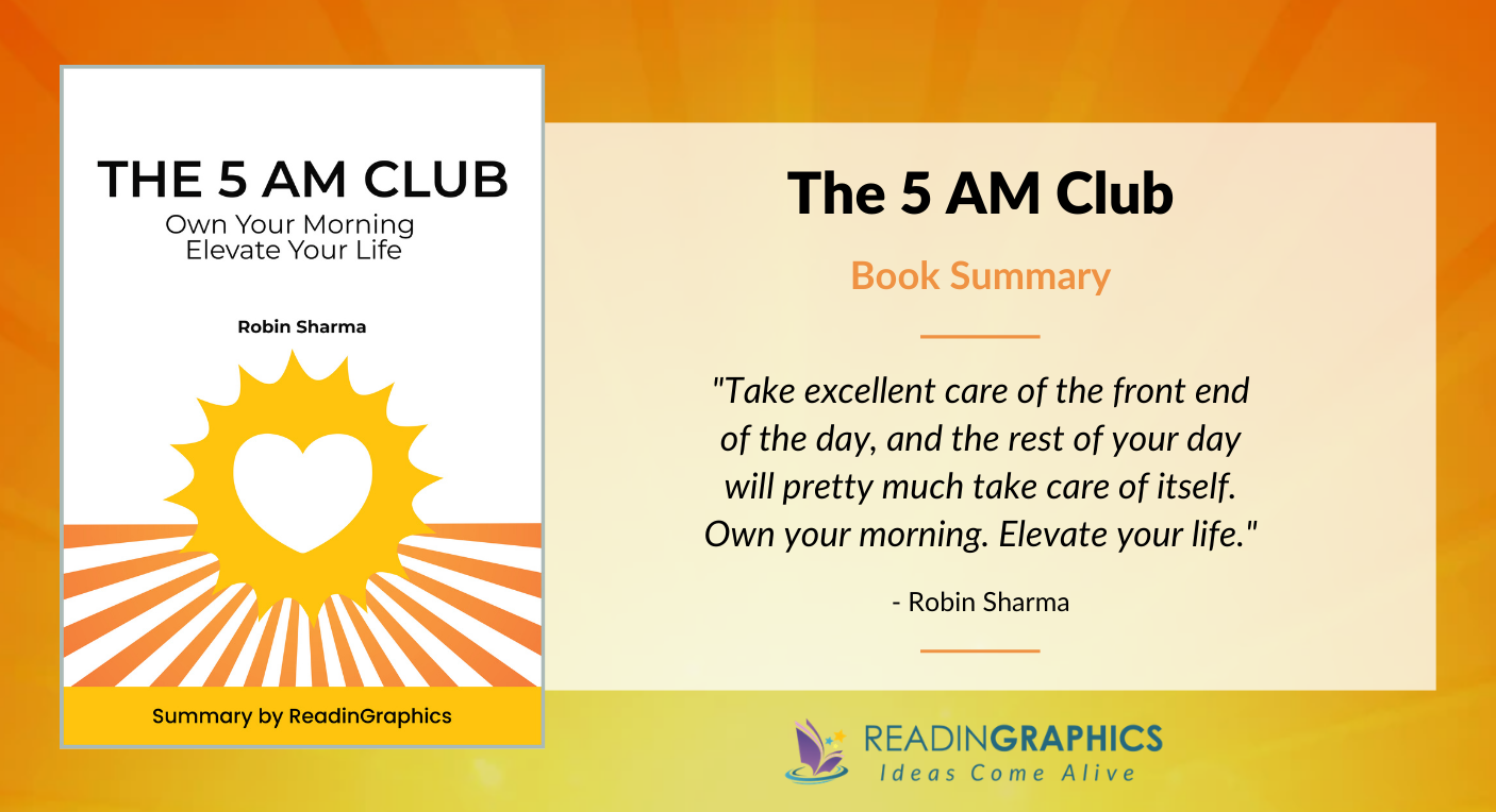  13. 5시의 클럽 "The 5 AM Club: Own Your Morning, Elevate Your Life" by Robin Sharma