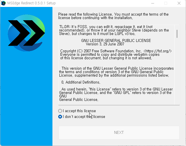 윈도우11 기본브라우저 설정 도구 MSEdgeRedirect 캡처3