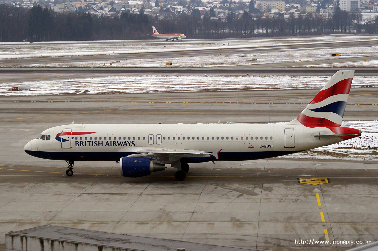 British Airways G-BUSI Airbus A320-200