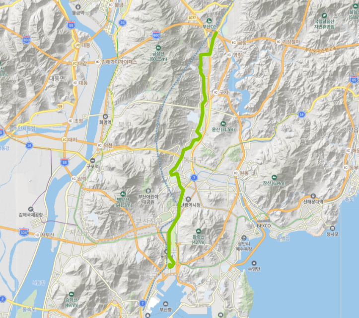  부산 86번버스 노선, 시간표 :: 시청, 양정역, 서면역, 국제시장, 남포동
