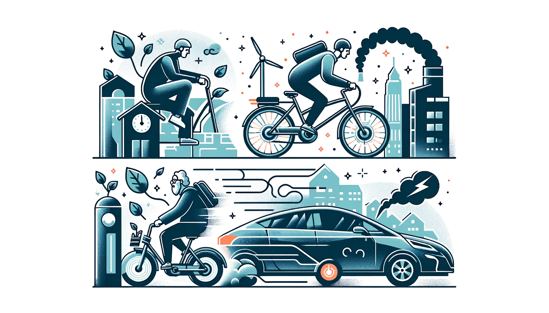 전기 자전거 대 일반 자전거: 도시 생활을 위한 최적의 이동 수단 선택 가이드 - 전기 자전거의 장점