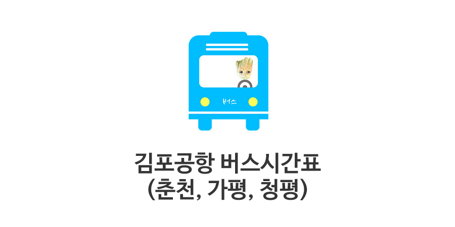 춘천 김포공항 버스시간표