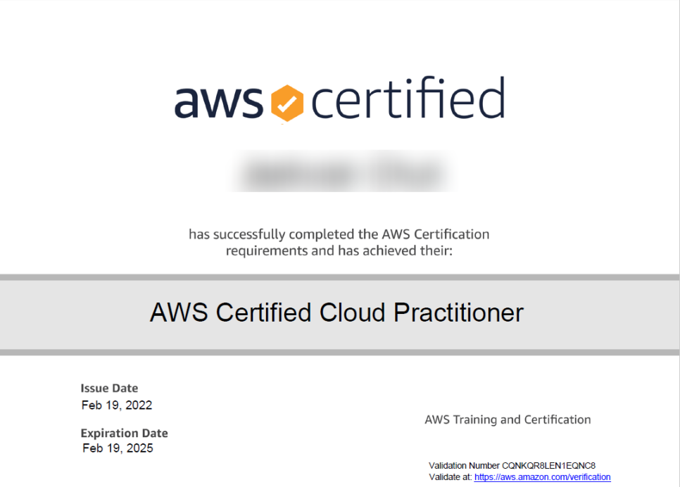  AWS Certified Cloud Practitioner 합격후기+공부법