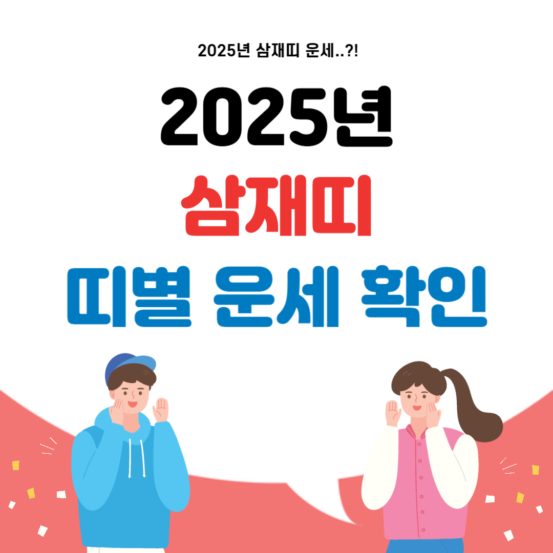 2025년 삼재띠