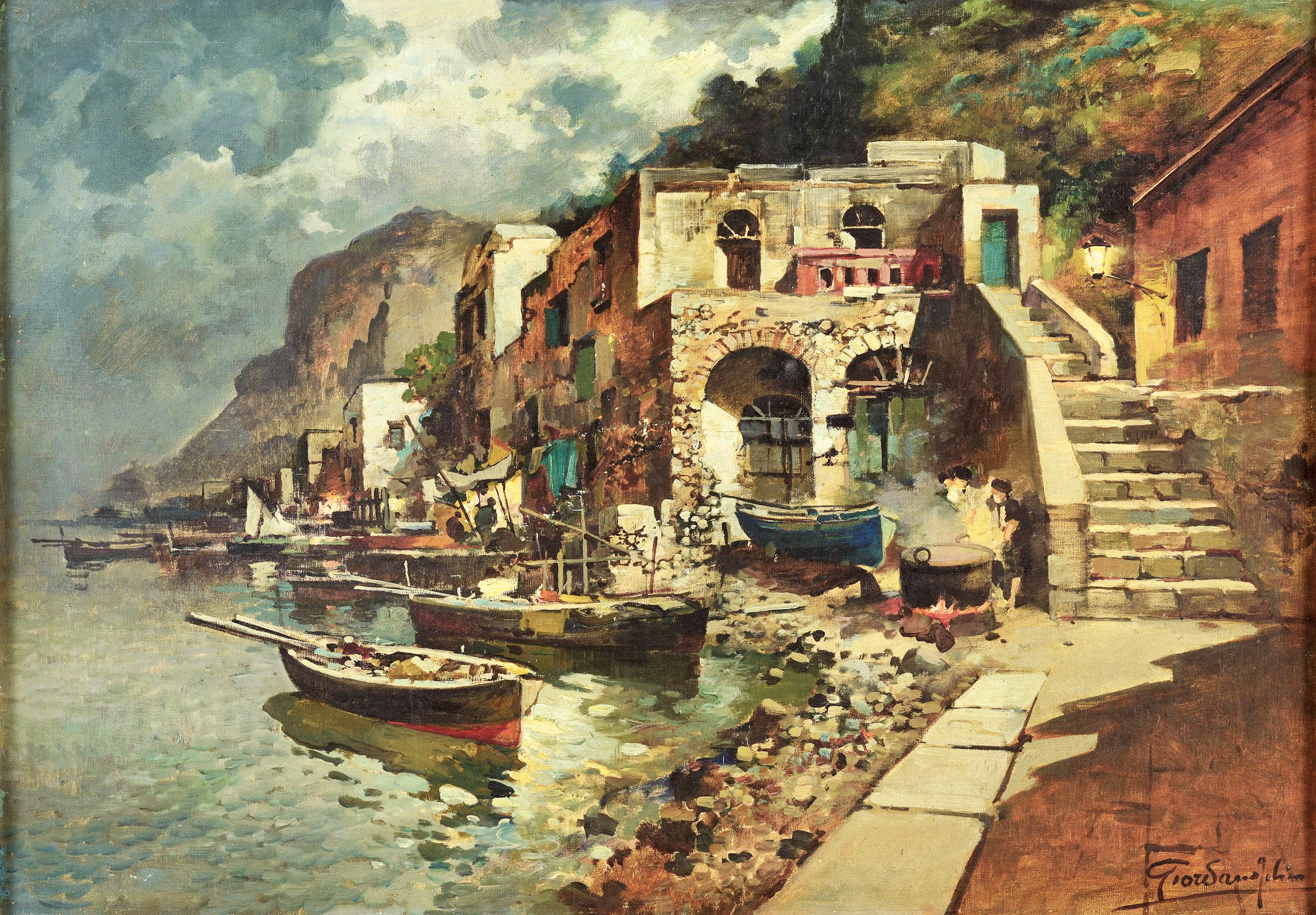 펠리체 조르다노(Felice Giordano)&#44; 이탈리아&#44; 화가&#44; 1880-1964
