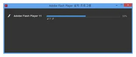 adobe flash player 업데이트