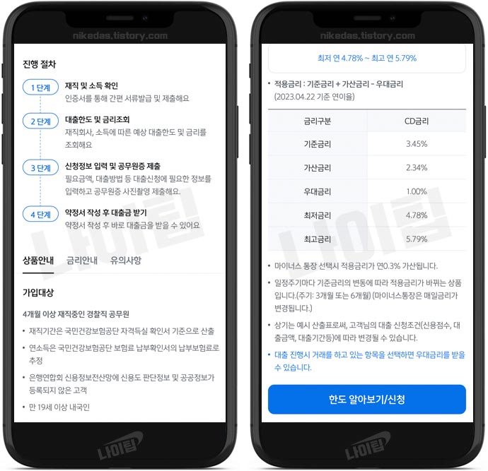 신한은행 쏠편한 경찰 공무원 대출