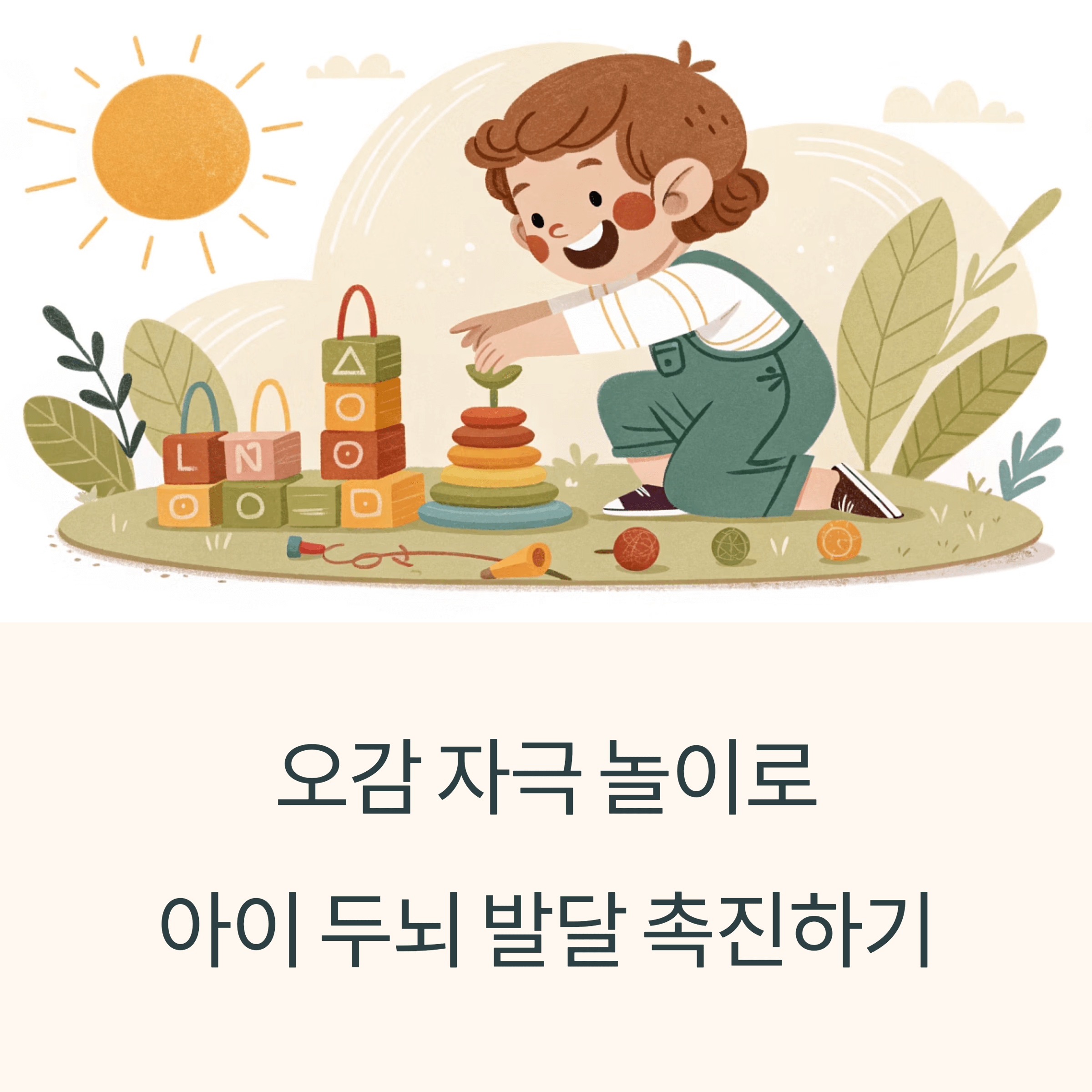 오감을 깨우는 감각 자극 놀이